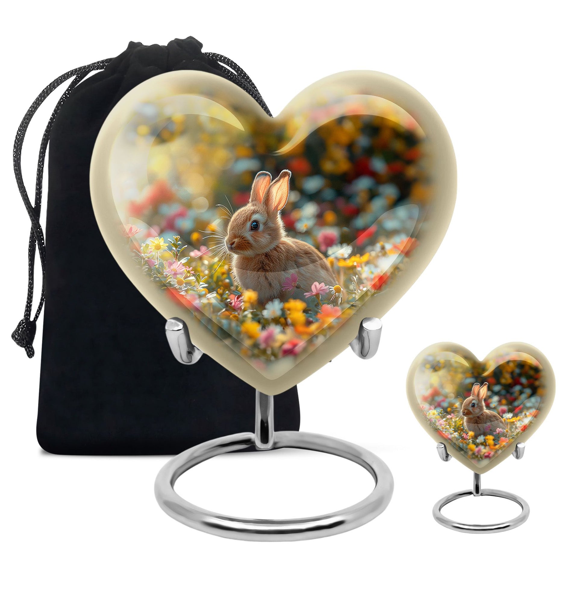 Bunny Engravable Urns For Human Ashes - Rabbit Large Cremation Urns