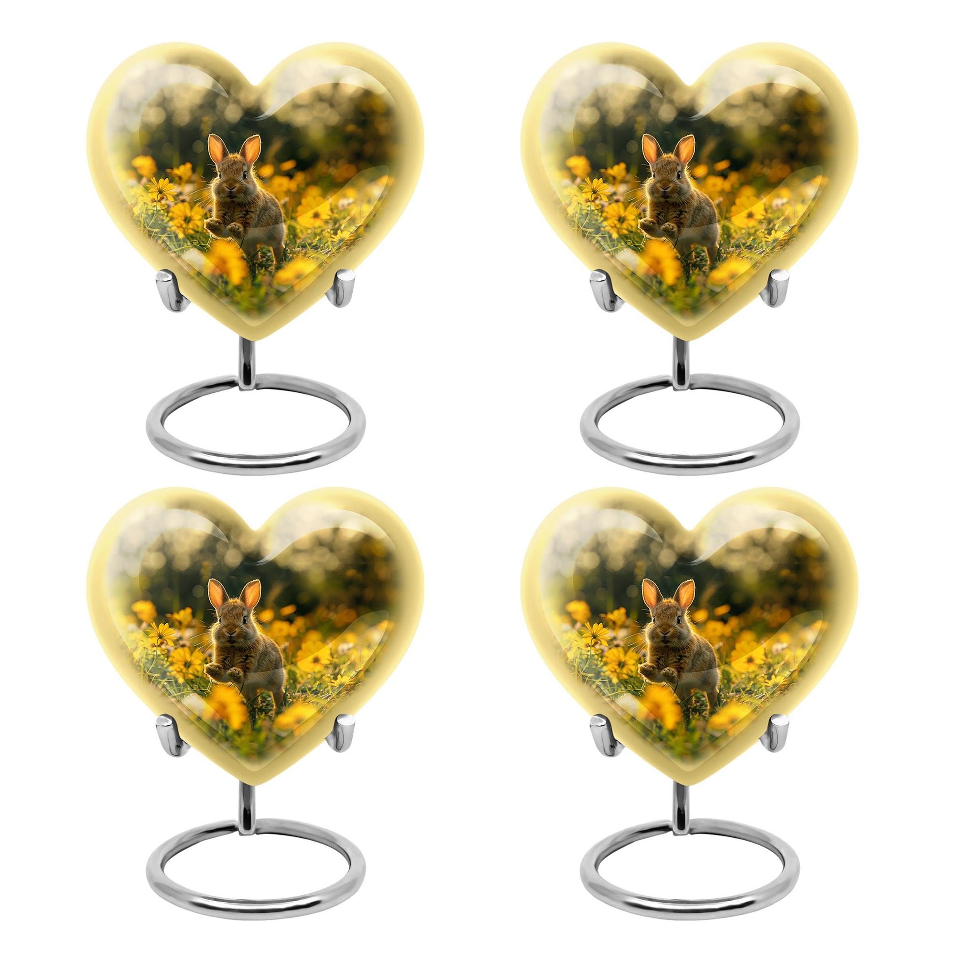 Bunny Rabbit Urn For Cremation - Rabbit Funeral Large Urns For Ashes