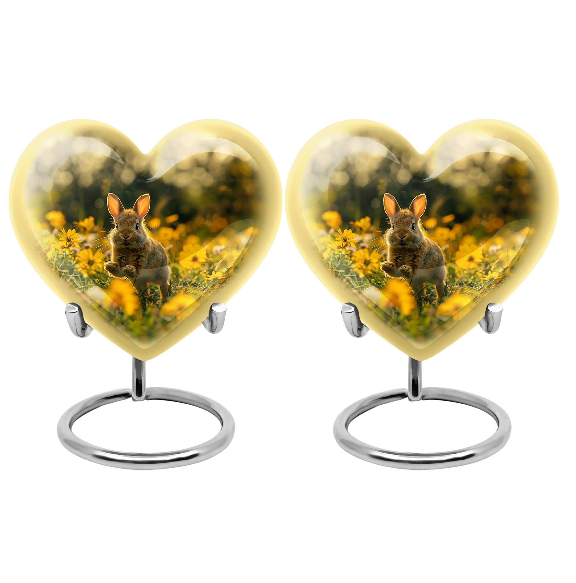 Bunny Rabbit Urn For Cremation - Rabbit Funeral Large Urns For Ashes