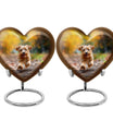 terrier Frolic Dog Memorial Urn - Dog Urns Funeral Large Cremation Urns
