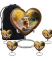 terrier Frolic Dog Memorial Urn - Dog Urns Funeral Large Cremation Urns