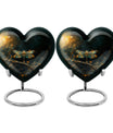 Amber Dragonfly Ashes Urn For Women - Large & keepsake Urns For Female