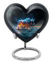 Stellar Taurus Glowing Urn - Bull Urn Memorial For Men & Women