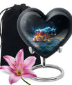 Stellar Taurus Glowing Urn - Bull Urn Memorial For Men & Women