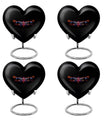 Nebula Dragonfly Urns for Ashes - Black Cremation Urns For Women
