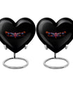 Nebula Dragonfly Urns for Ashes - Black Cremation Urns For Women