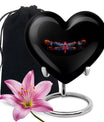 Nebula Dragonfly Urns for Ashes - Black Cremation Urns For Women