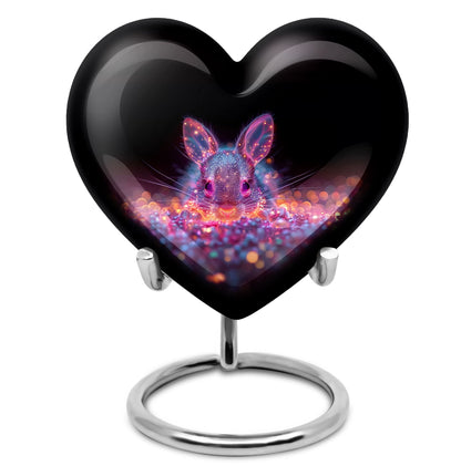 Pink Personalized Rabbit Cremation Urn for Pet Ashes - 10-inch, 200 cu in - Yatskia