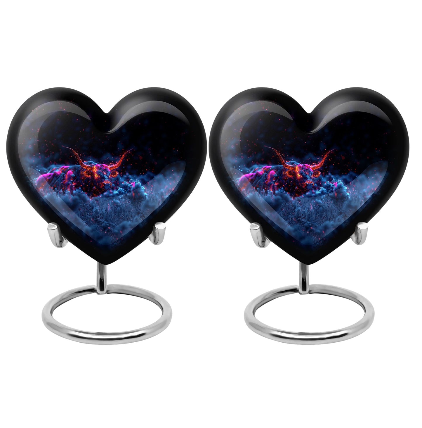Personalized Bull Cremation Urn for Men - 10-inch, 200 cu in - Yatskia