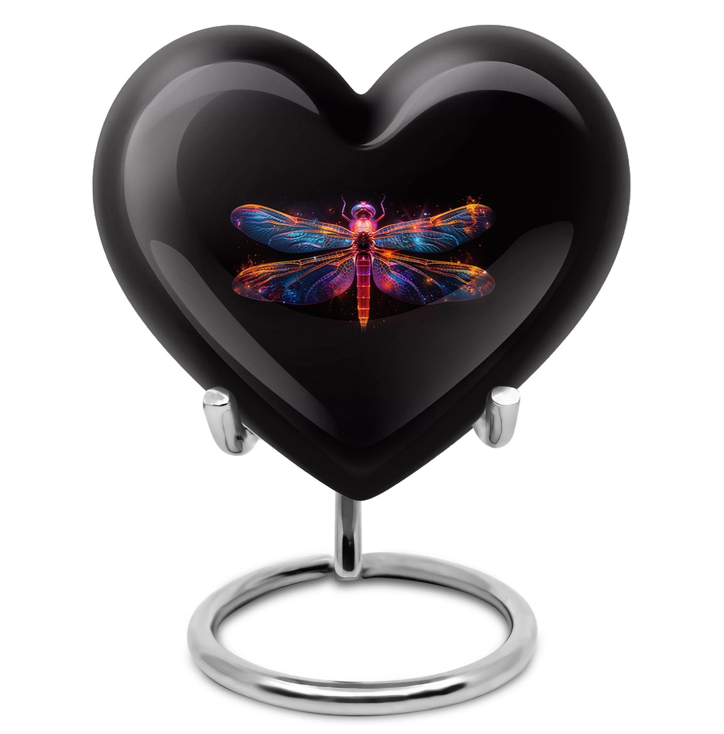 Personalized Dragonfly Cremation Urn for Women - 10-inch, 200 cu in - Yatskia