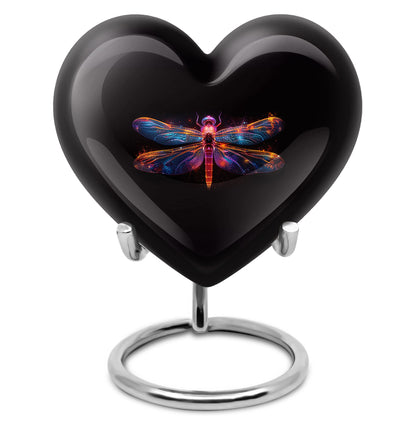 Personalized Dragonfly Cremation Urn for Women - 10-inch, 200 cu in - Yatskia