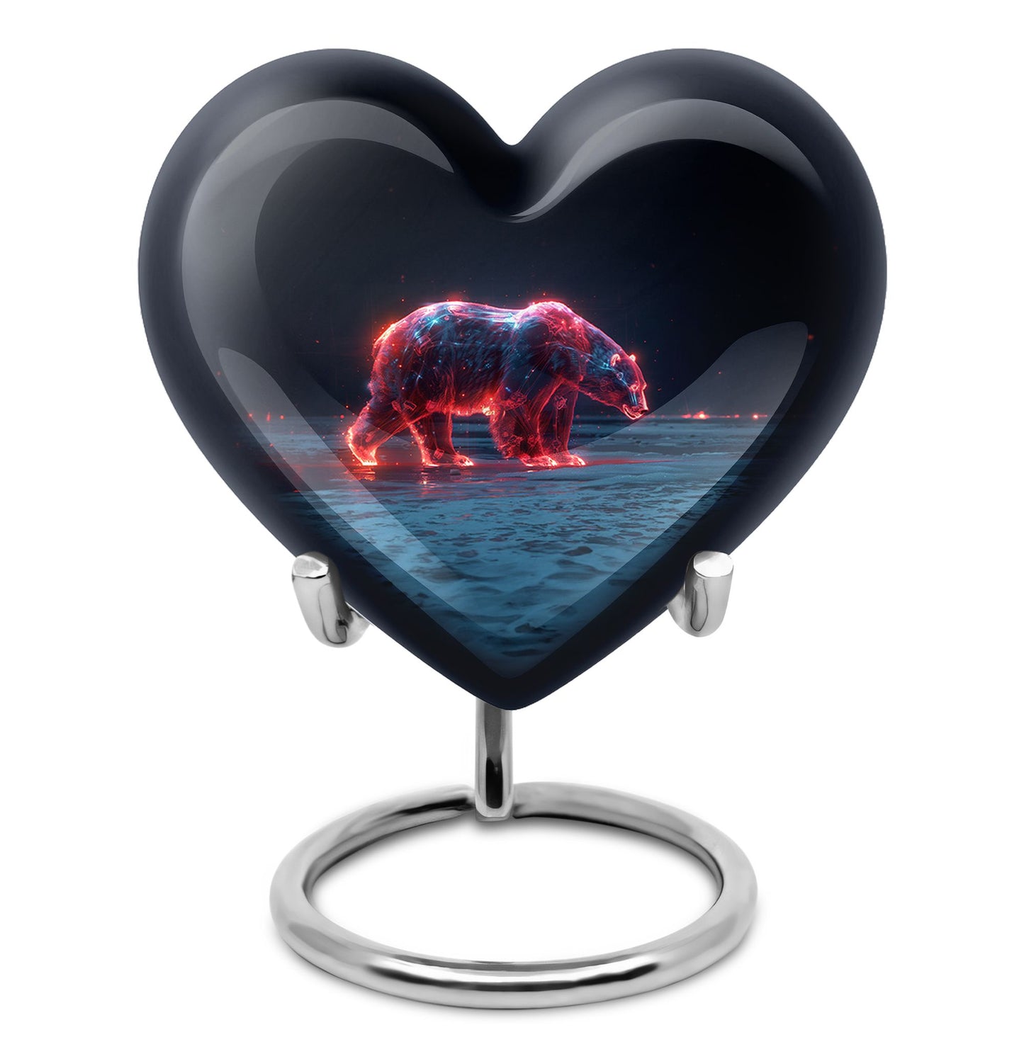Personalized Bear Cremation Urn for Human Ashes - 10-inch, 200 cu in - Yatskia