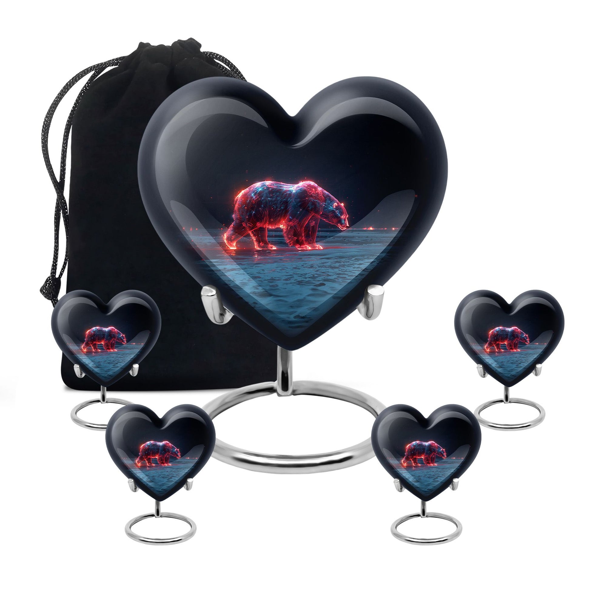 Sentinel Bear Urn For Cremation - Polar Bear Urn Memorial For Ashes