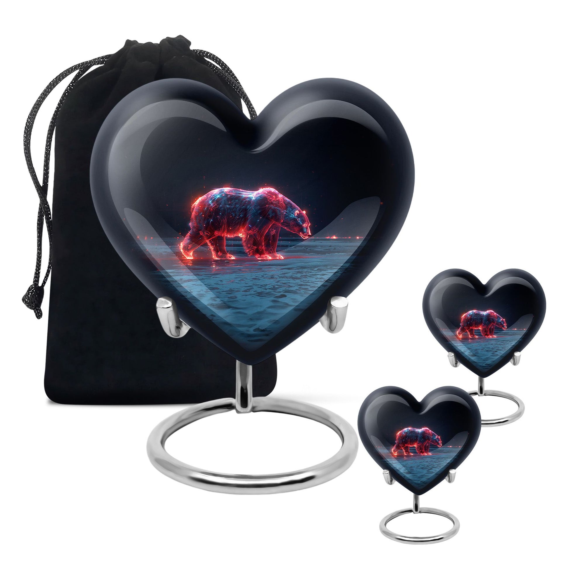 Sentinel Bear Urn For Cremation - Polar Bear Urn Memorial For Ashes