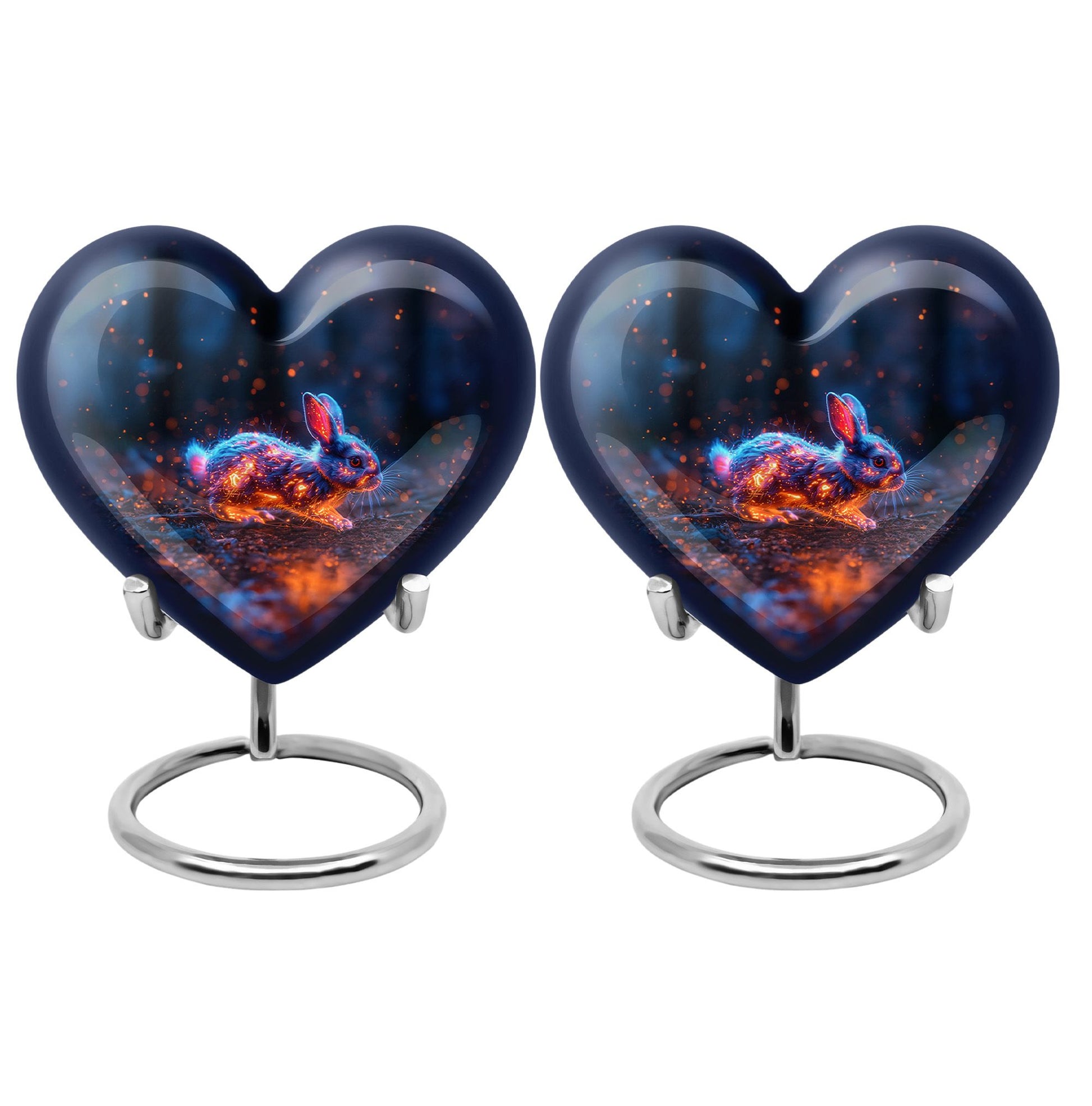 Fierce Bunny Rabbit Urn - Rabbit Funeral Cremation Urn For Ashes