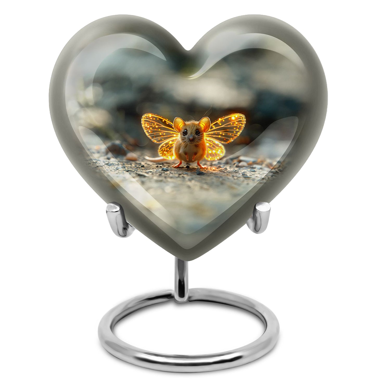 Personalized Artistic Cremation Urn for Women - 10-inch, 200 cu in - Yatskia