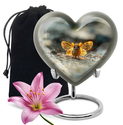 Personalized Artistic Cremation Urn for Women - 10-inch, 200 cu in - Yatskia