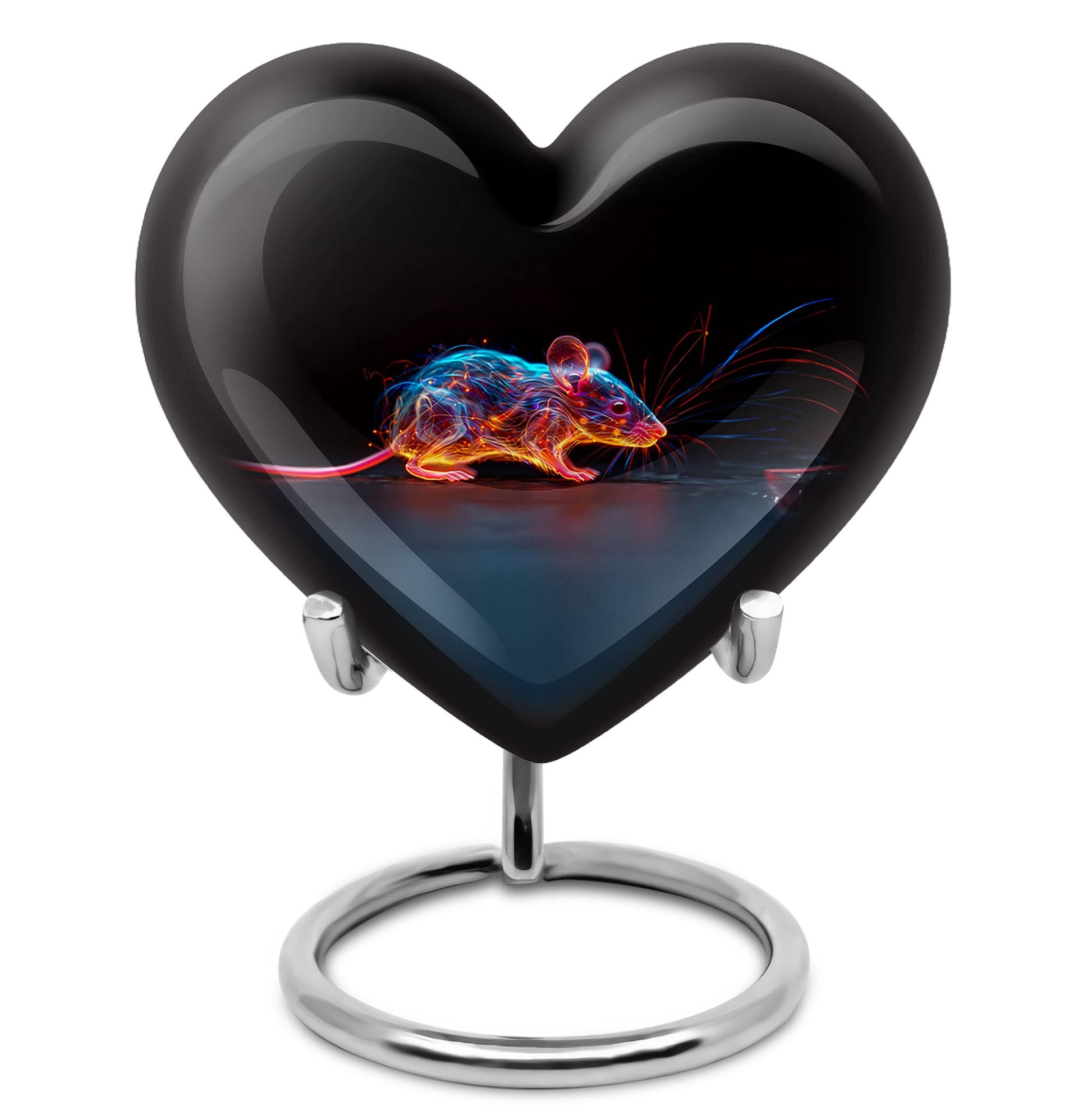 Cosmic Mouse Urn For Memorial - Rat Cremation Ashes Urn For Funeral