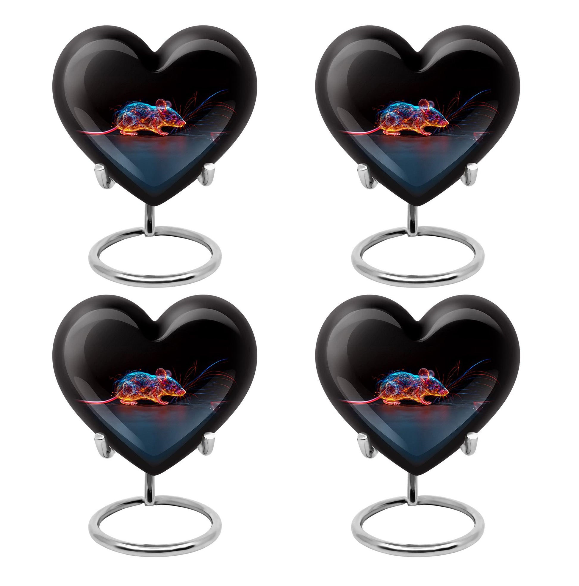 Cosmic Mouse Urn For Memorial - Rat Cremation Ashes Urn For Funeral