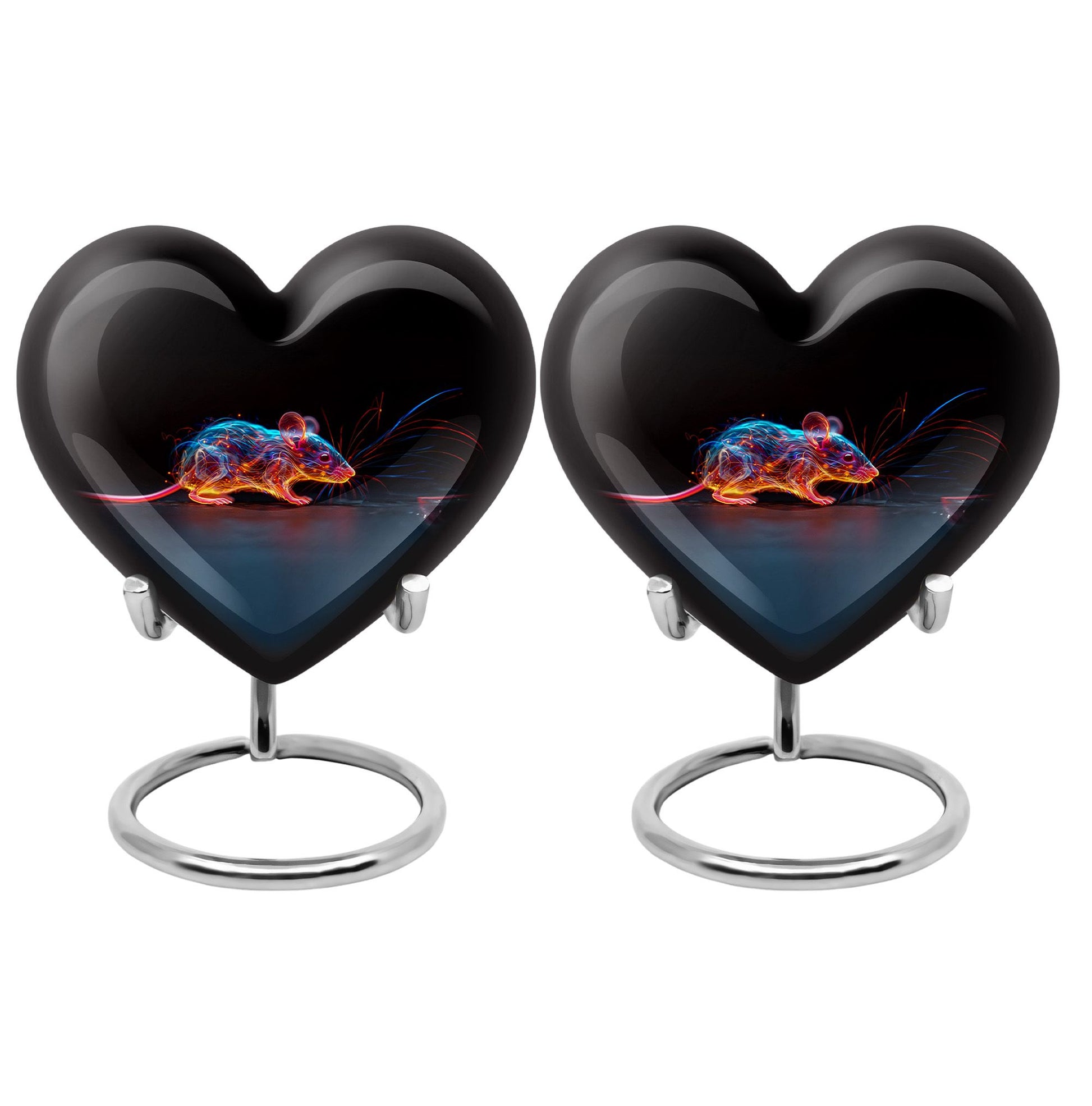 Cosmic Mouse Urn For Memorial - Rat Cremation Ashes Urn For Funeral