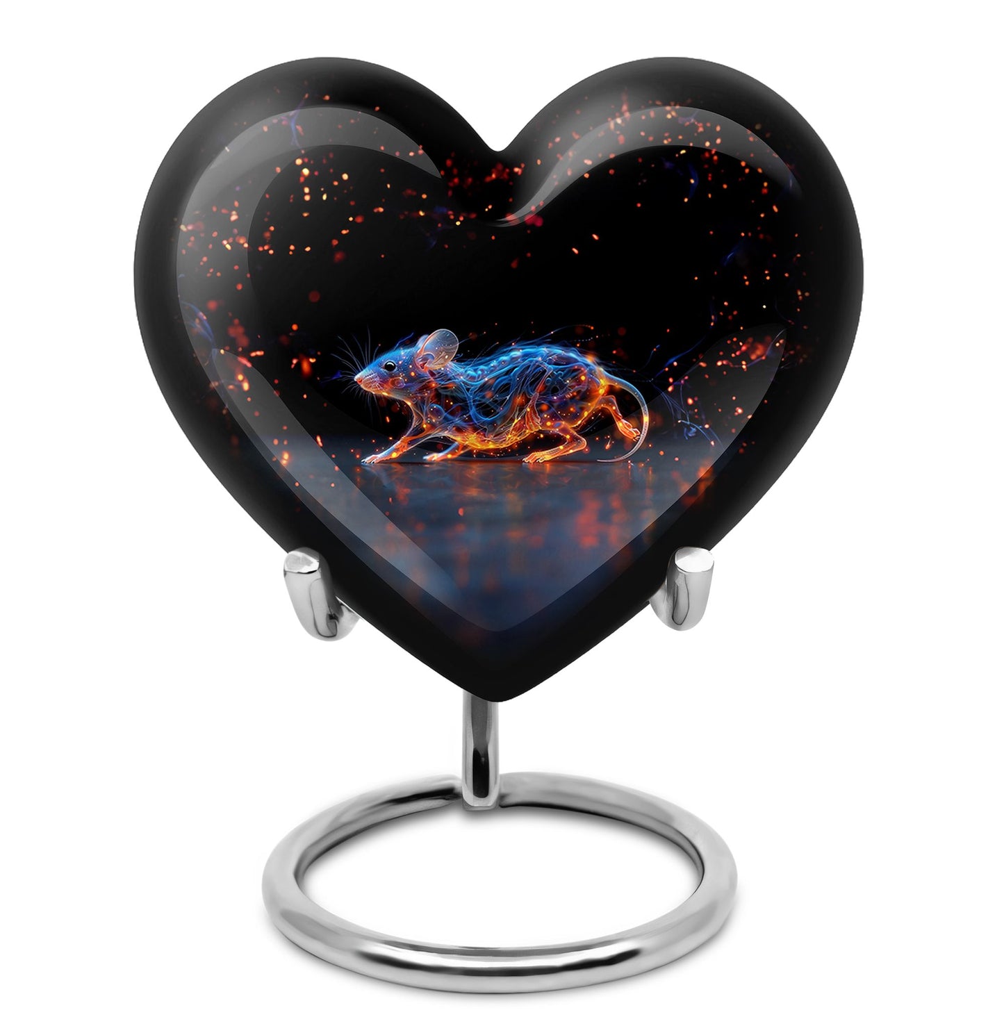 Personalized Mouse Cremation Urn for Human Ashes - 10-inch, 200 cu in - Yatskia