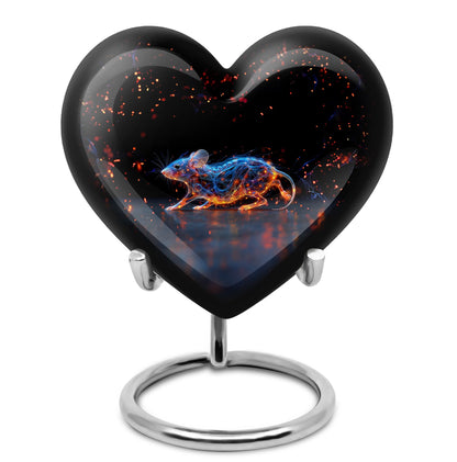 Personalized Mouse Cremation Urn for Human Ashes - 10-inch, 200 cu in - Yatskia