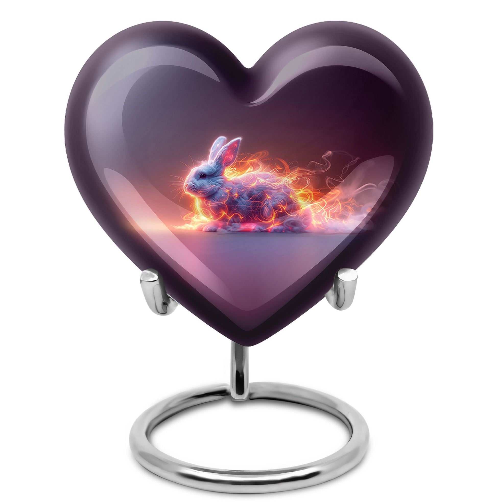 Fiery Bunny Rabbit Urn For Cremation - Fierce Bunny Urn For Ashes