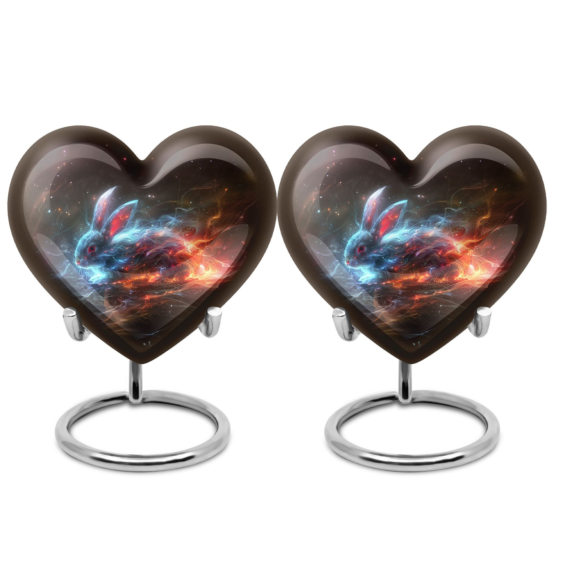 Nebula Blazing Rabbit Urn - Rabbit Cremation Urn For Men & Women