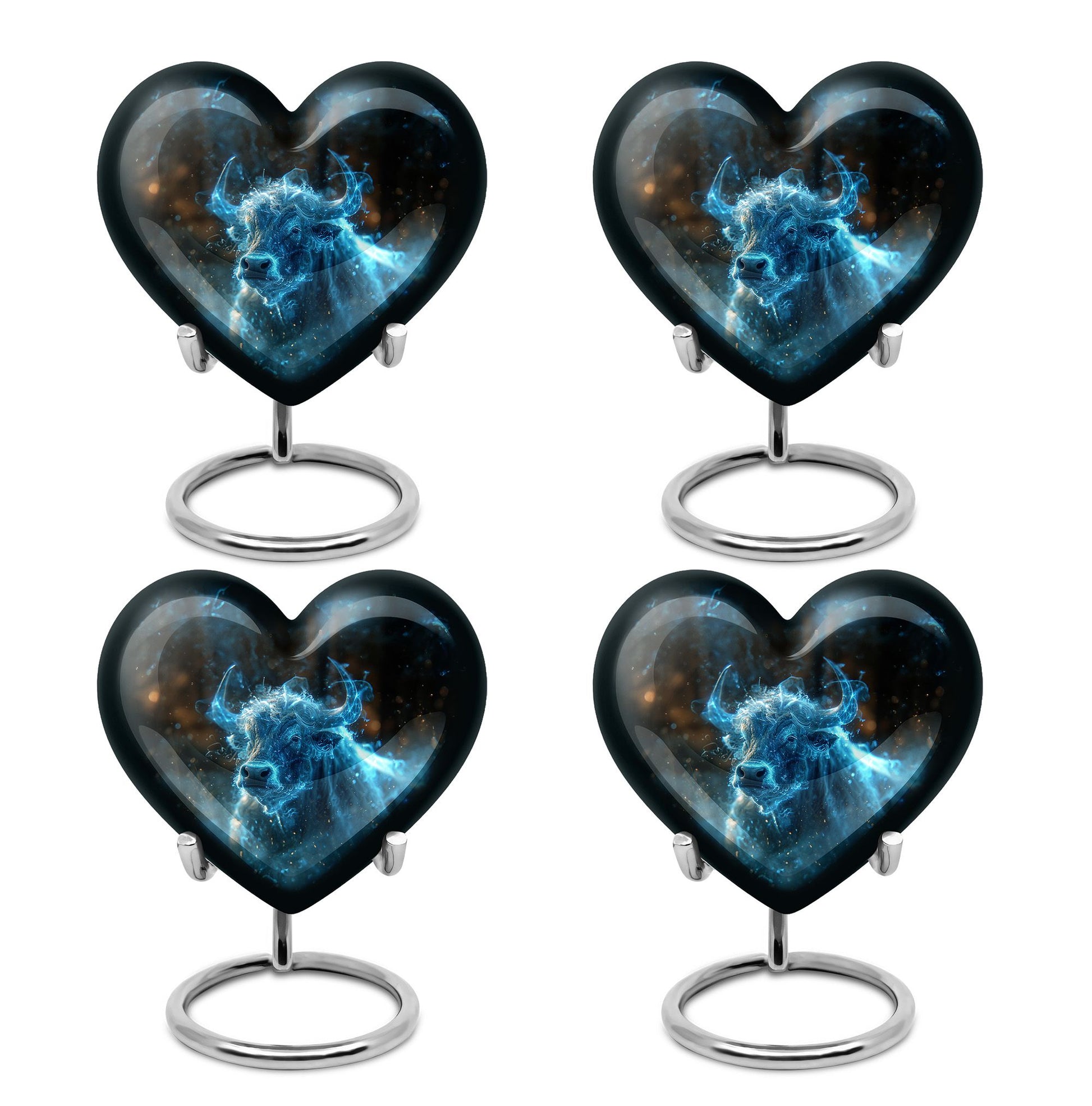 Cosmic Energy Bull Urn For Ashes - Bull Large Urn For Adult Human