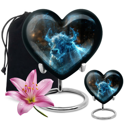 Personalized Galaxy Cremation Urn for Adult - 10-inch, 200 cu in - Yatskia
