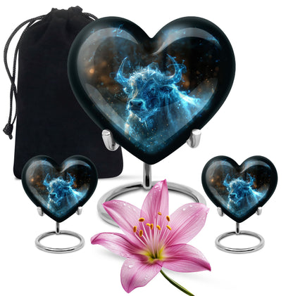 Personalized Galaxy Cremation Urn for Adult - 10-inch, 200 cu in - Yatskia