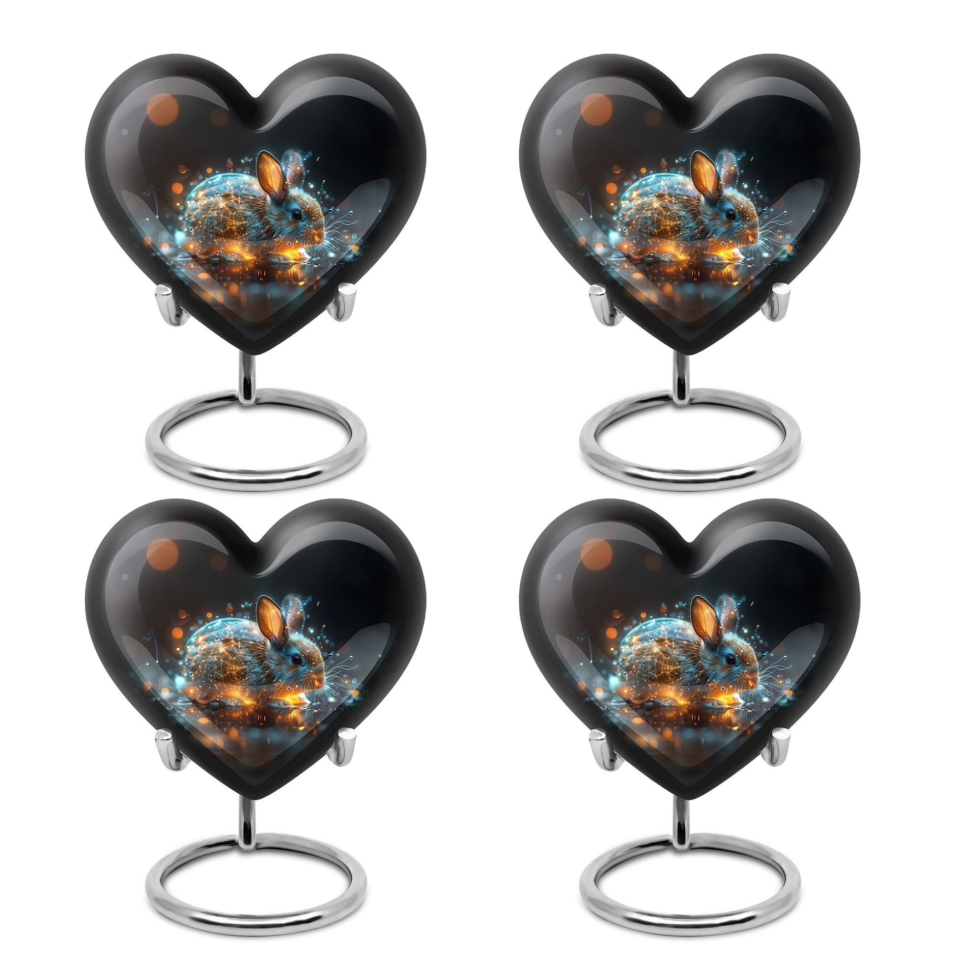 Luminous Mystic Bunny Urn - Rabbit Urns For Ashes Cremation