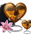 German Shepherd Dog Urn Memorial - Large Sized Cremation Urns For Pets