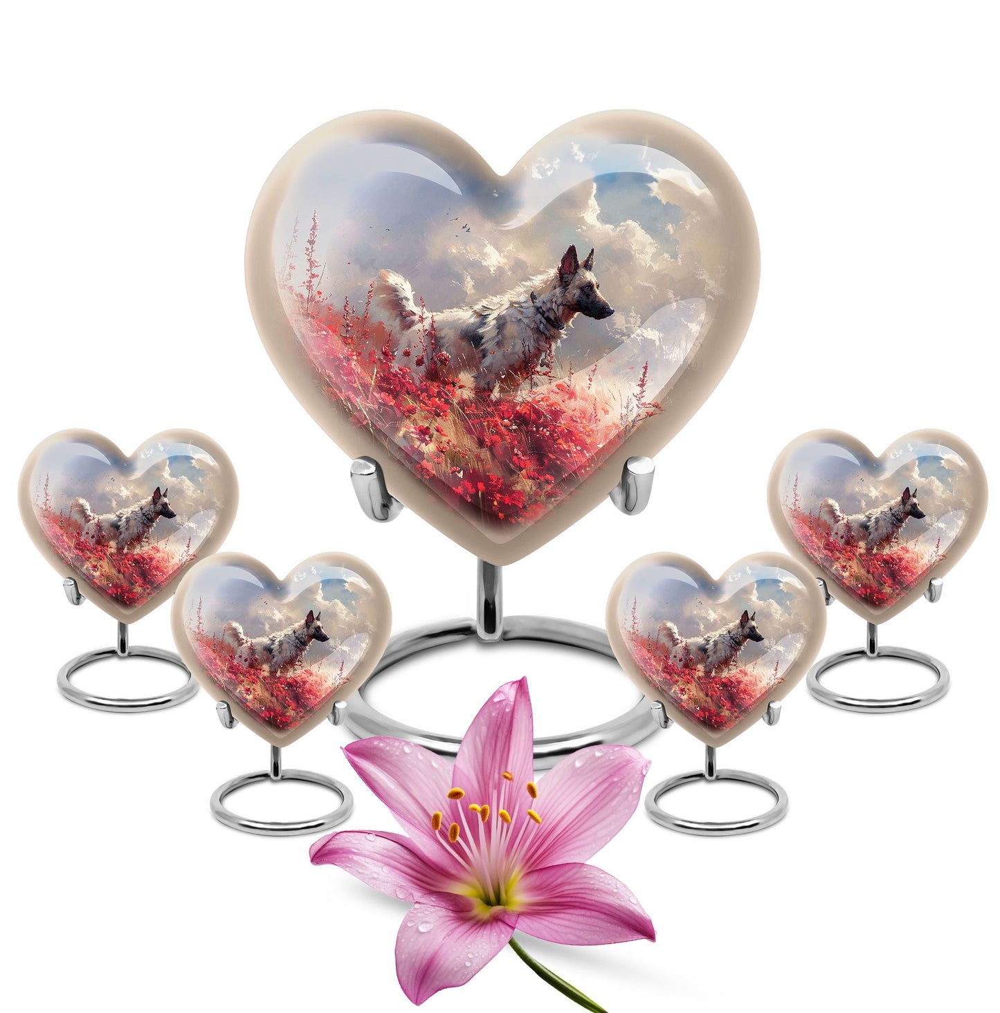Personalized Dog Memorial Urn for Pet Ashes -  Yatskia