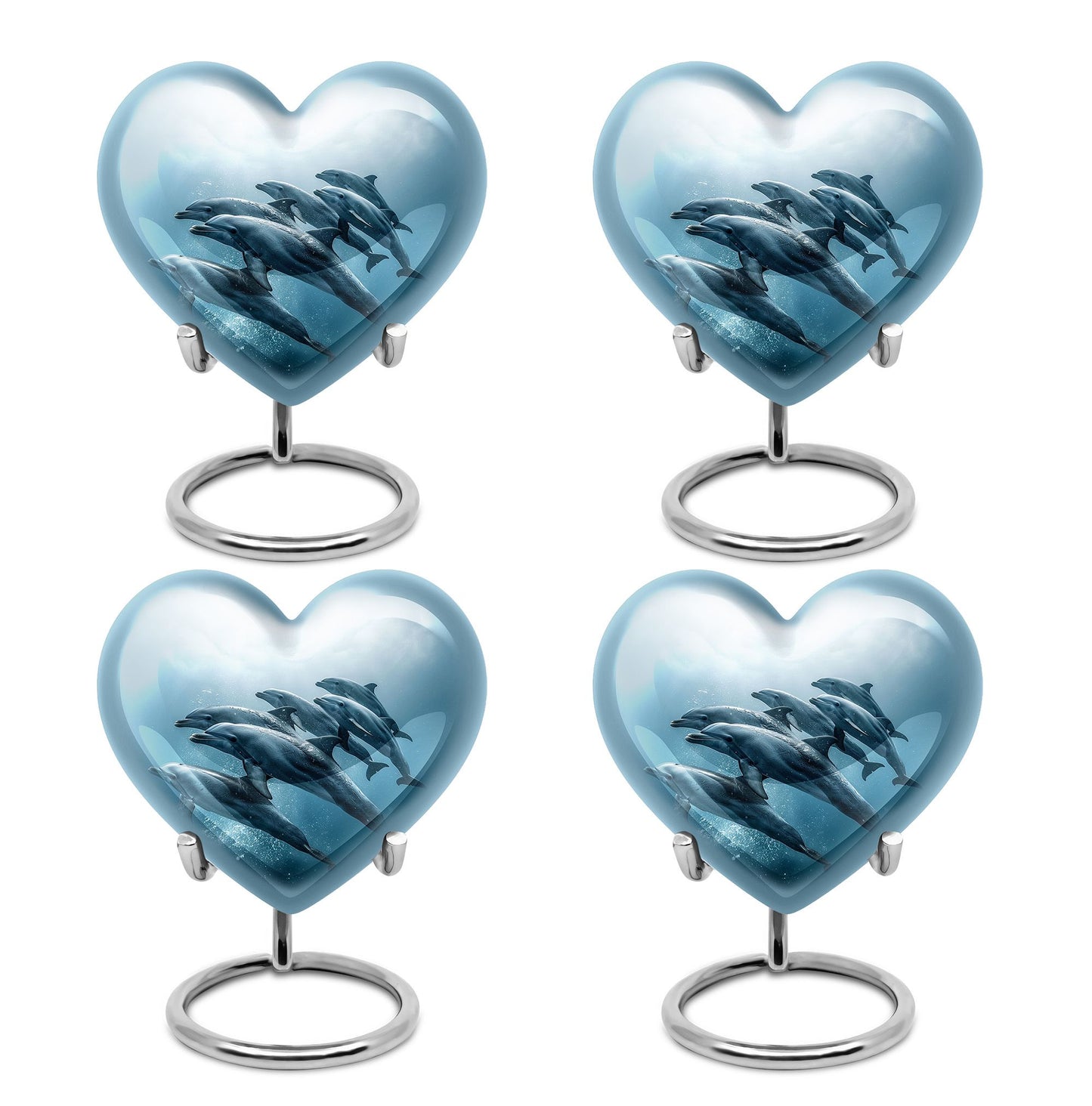 Personalized Dolphin Cremation Urn for Men and Women - 10-inch, 200 cu in - Yatskia