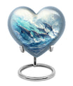 Dolphin Family Cremation Urn - Dolphin Large Funeral Ashes Urn