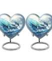 Dolphin Family Cremation Urn - Dolphin Large Funeral Ashes Urn