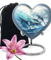 Dolphin Family Cremation Urn - Dolphin Large Funeral Ashes Urn