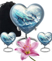 Dolphin Family Cremation Urn - Dolphin Large Funeral Ashes Urn