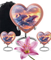 Sunset Dolphin Memorial Urn For Women - Large Urns For Adult Human Ashes
