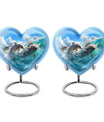 Joyful Dolphins Famiy Urn For Cremation - Funeral Urn for Loved Ones