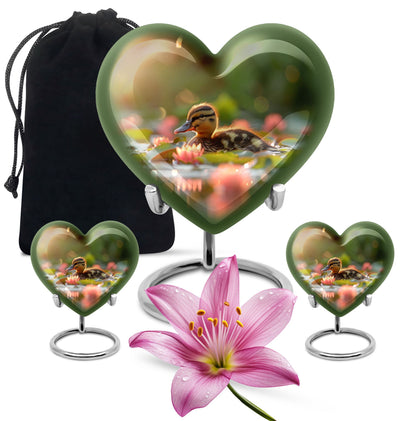 Personalized Bird Cremation Urn for Human Ashes - 10-inch, 200 cu in - Yatskia