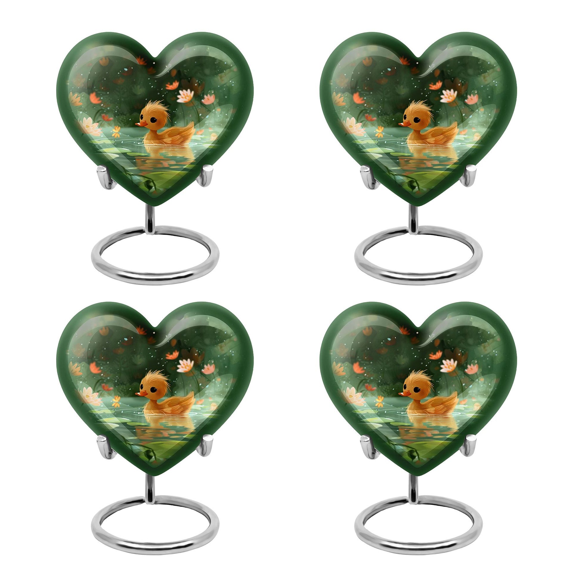 Animated Duckling's Urn For Adults - Duck Funeral Cremation Urn For Ashes