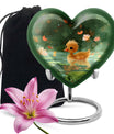 Animated Duckling's Urn For Adults - Duck Funeral Cremation Urn For Ashes