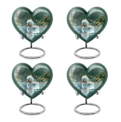 Personalized Bird Memorial Urn for Women - 10-inch, 200 cu in - Yatskia