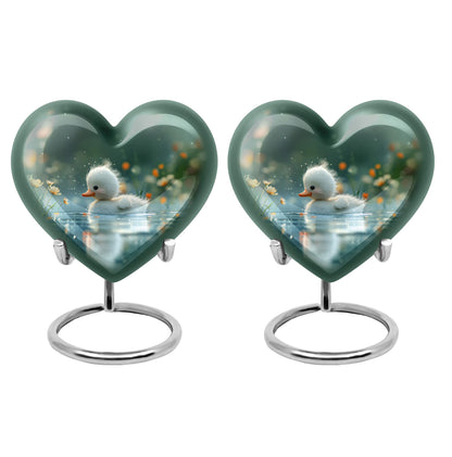 Personalized Bird Memorial Urn for Women - 10-inch, 200 cu in - Yatskia
