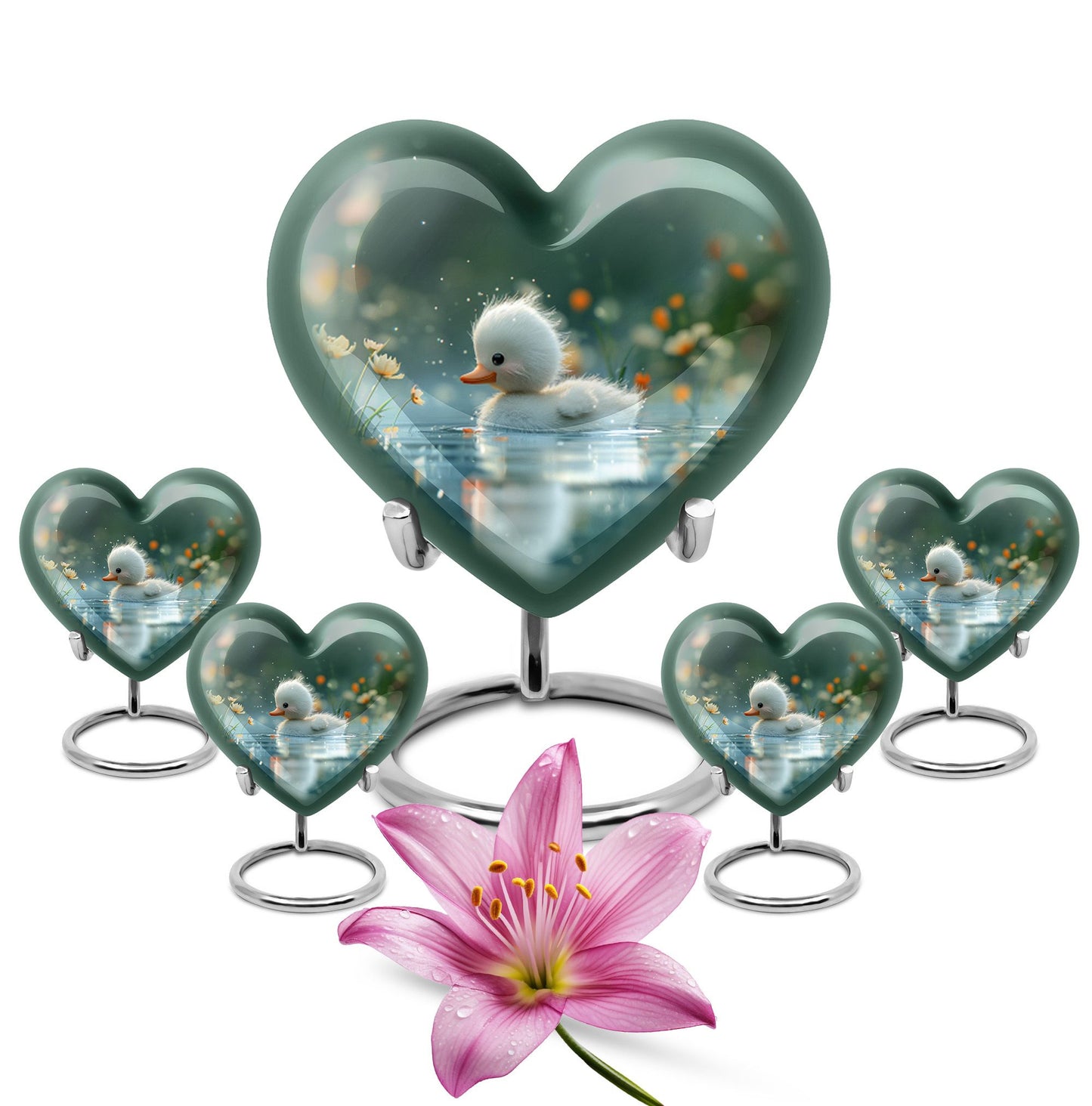 Personalized Bird Memorial Urn for Women - 10-inch, 200 cu in - Yatskia