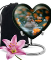 Duck Urn Memorial For Women - Funeral Cremation Urn For Ashes
