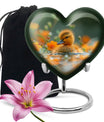 Golden Duckling Memorial Urn Set - Duck Cremation Urn For Ashes