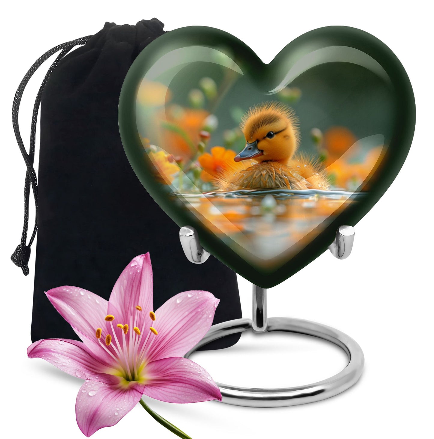 Personalized Bird Cremation Urn for Human Ashes - 10-inch, 200 cu in - Yatskia